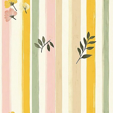 Tricoline Digital Happy Life Listras 100%Alg, 50cm x 1,50mt