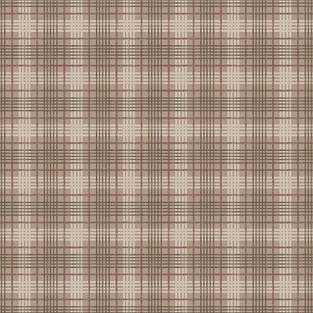 Tricoline Digital Xadrez Merlot Bege, 100%Alg. 50cm x 1,50mt