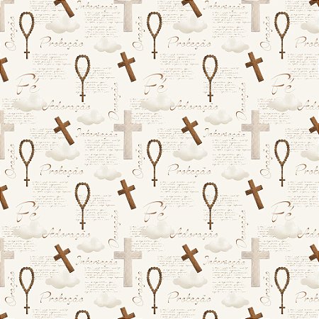 Tricoline Digital Tercinhos, 100% Algodão, 50cm x 1,50mt