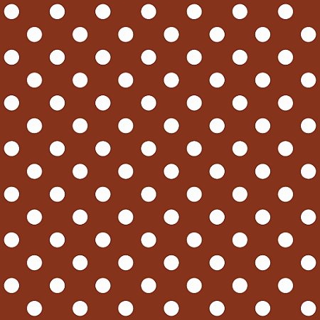 Tricoline Poá Médio Peri Branco F. Terracota, 50cm x 1,50mt