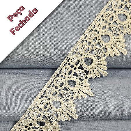 Renda Guipir Marfim, GP-068 - Peça - Largura 4,5cm x 13,7mt