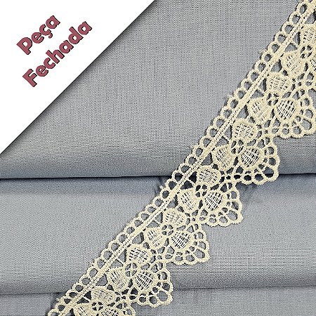 Renda Guipir Marfim, GP-067 - Peça - Largura 4cm x 13,7mt