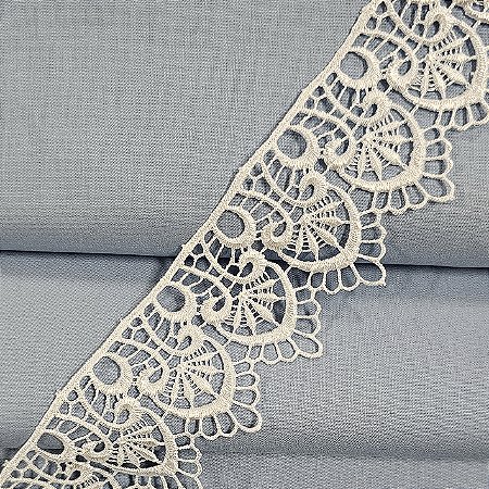 Renda Guipir Branco, GP-059 - Largura 5cm x 1mt