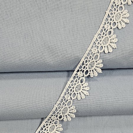 Renda Guipir Branco, GP-057 - Largura 2,7cm x 1mt