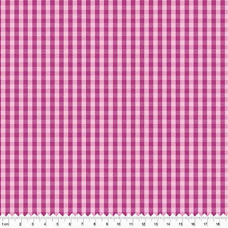 Tricoline Fio Tinto Xadrez Capri, 08, 100%Alg. 50cm x 1,50mt