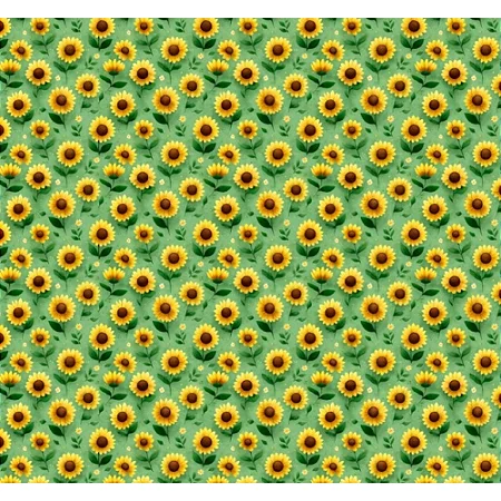 Tricoline Digital Girassol Honey, 100% Algodão 50cm x 1,50mt