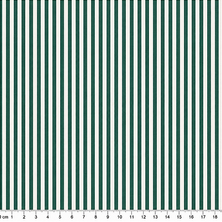 Tricoline Listrado Fio Tinto L227 Verde Musgo 50cm x 1,50mt