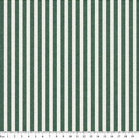 Tricoline Listrado Fio Tinto L229 Verde Musgo 50cm x 1,50mt