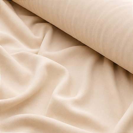 Tecido Viscose lisa (Bege Claro) 100% Viscose 1mt x 1,40mt