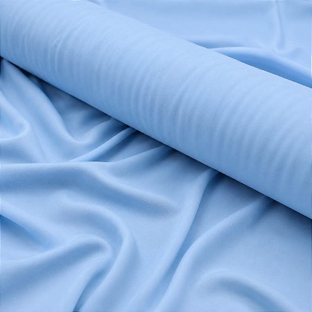 Tecido Viscose lisa (Azul Celeste) 100% Viscose 1mt x 1,40mt