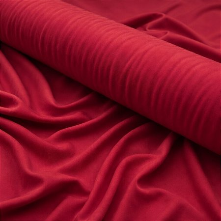 Tecido Viscose lisa (Vermelho) 100% Viscose 1mt x 1,40mt