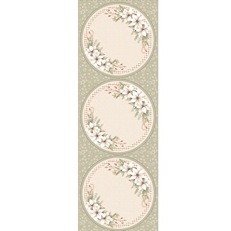 Tricoline Digital Painel Sousplat Natal Vintage 50cm x 1,50m