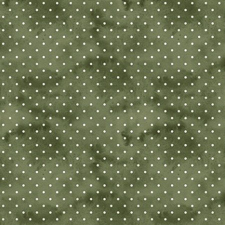 Tricoline Digital Poá Verde Natal, 100% Alg. 50cm x 1,50mt