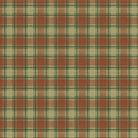 Tricoline Digital Xadrez Natal Verde, 100%Alg. 50cm x 1,50mt