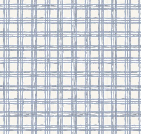 Tricoline Digital Xadrez Aquerelado Azul, 50cm x 1,50mt