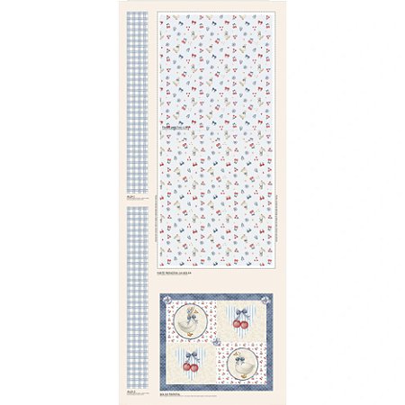 Tricoline Digital Painel Sacola Mini Gansos, 58cm x 1,50mt