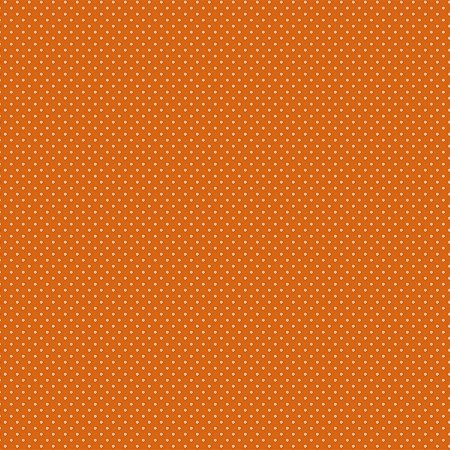 Tricoline Poá Bege Fundo Cenoura, 100%Algodão 50cm x 1,50mt