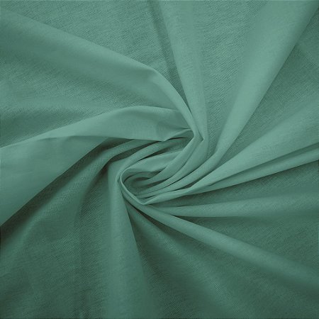 Tricoline Liso Peri Verde Eucalipto, 100%Alg., 50cm x 1,50mt