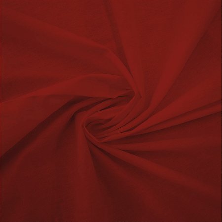 Tricoline Liso Peri Vermelho Rubio 100%Algodão 50cm x 1,50mt
