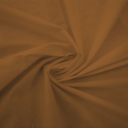 Tricoline Liso Peri Ocre Escuro, 100% Algodão 50cm x 1,50mt
