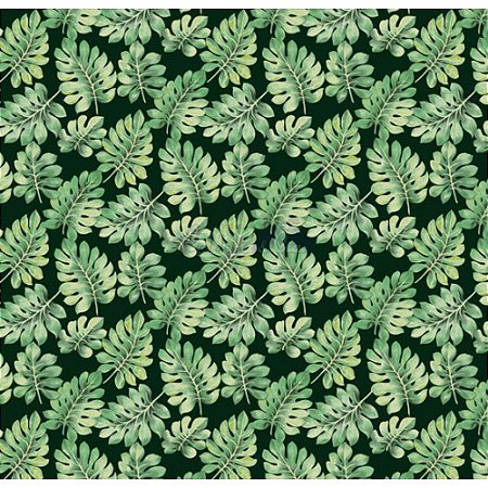 Tricoline Costela De Adão - Cor 02 (Verde com preto), 100% Algodão, Unid. 50cm x 1,50mt