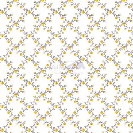 Tricoline Valentina - Cor 07 (Amarelo), 100% Algodão, Unid. 50cm x 1,50mt