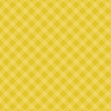 Tricoline Xadrez Amarelo - Mix Tecidos Brás