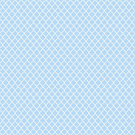 Tricoline Estampado Mini Vitral Azul Bebê, 100% Algodão, Unid. 50cm x 1,50mt