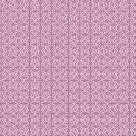 Tricoline Estampado Oriente Geométrico Rosa, 100% Algodão, Unid. 50cm x 1,50mt