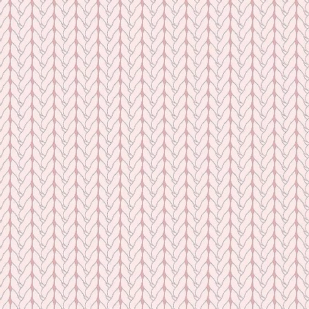 Tecido Tricoline Tricô Básico Rosa, 100% Algodão, Unid. 50cm x 1,50mt