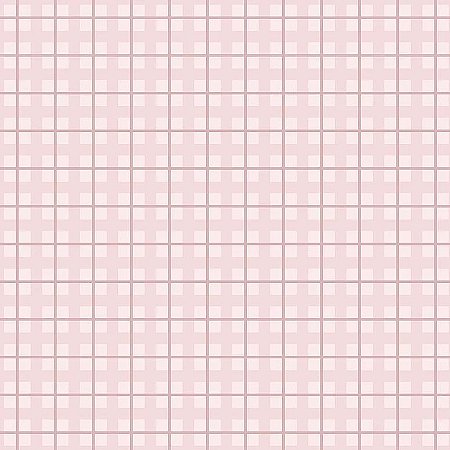 Tecido Tricoline Xadrez Baby Rosa, 100% Algodão, Unid. 50cm x 1,50mt