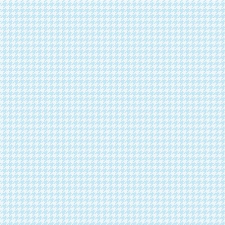 Tricoline Estampado Pied de Poule Azul Claro, 100% Algodão, Unid. 50cm x 1,50mt