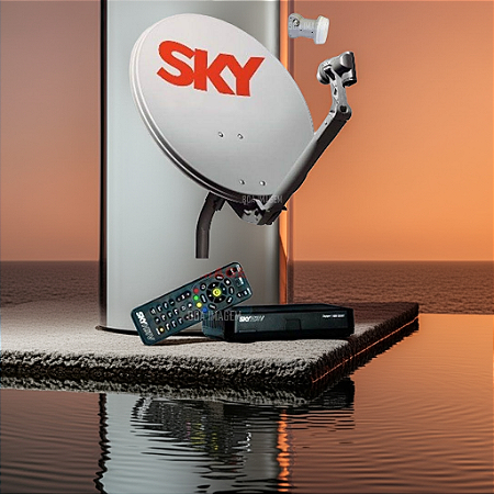 Sky Pré-Pago Flex Hd - Kit Completo