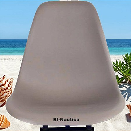 Cadeira Giratória para Barco de alumínio cor cinza