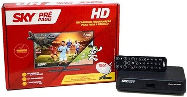 Receptor Digital Sky Pré-Pago Fléx HD