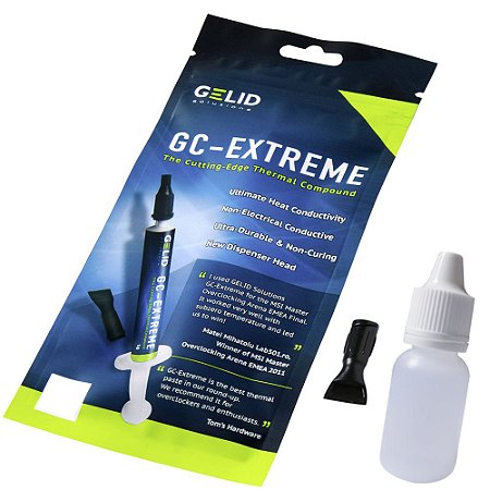 Pasta Térmica Gelid GC-Extreme 3.5g + Cleaner 10ml