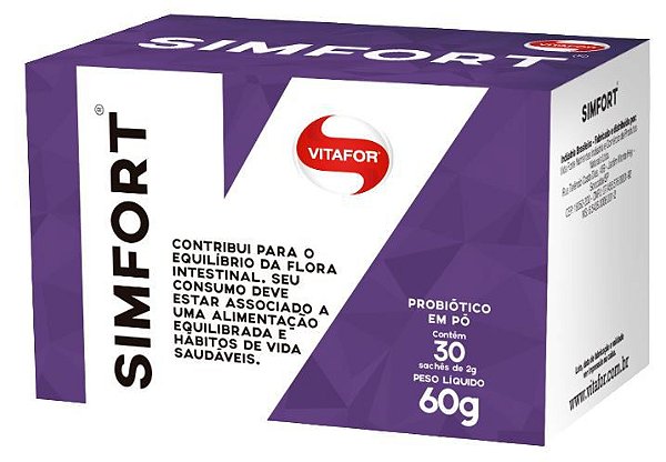 Simfort - 30 sachês com 2g - Vitafor