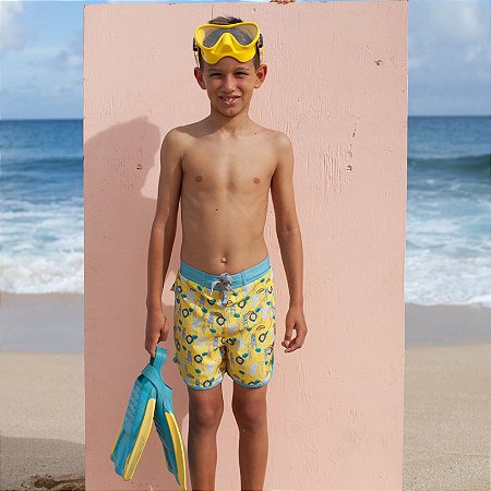 bermuda de praia infantil