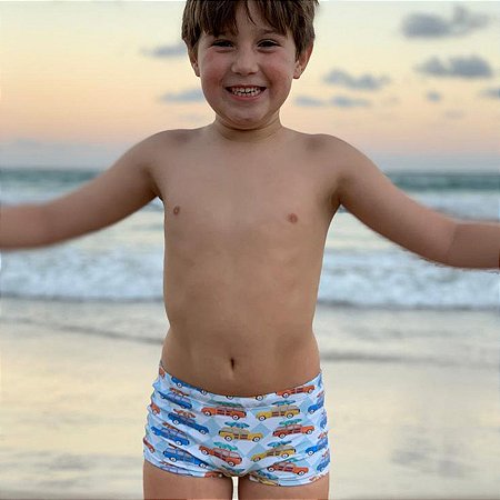 Sunga Infantil Menino Búzios Estampa Leo | Moda Praia Infantil | Lului -  Lului Bikinis-Moda Praia Infantil