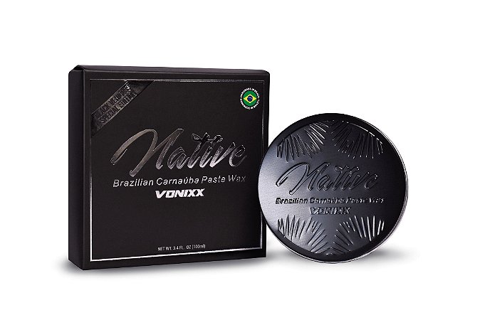 NATIVE BRAZILIAN CARNAÚBA PASTE WAX BLACK EDITION 100GR - VONIXX