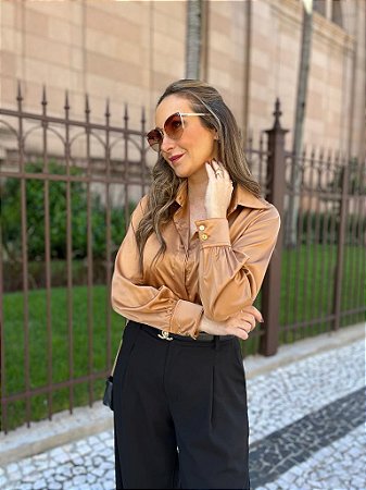 CAMISA DE CETIM SMR ANZANELLO