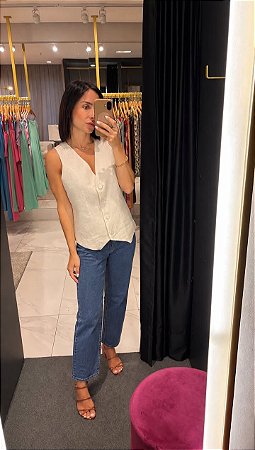 CALÇA RETA JEANS SMR ANZANELLO