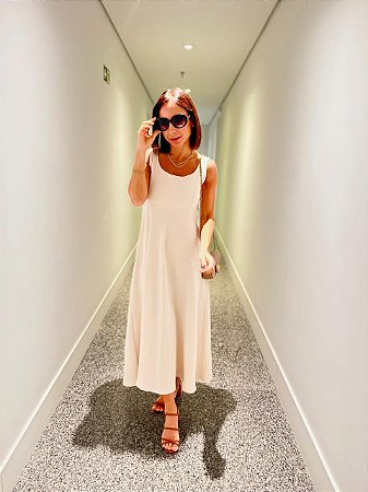 VESTIDO MIDI EVASÊ SMR ANZANELLO