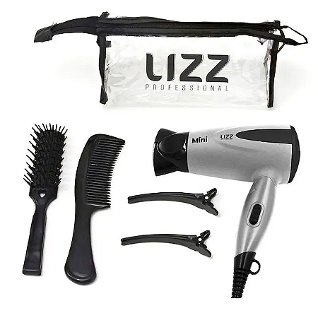 LIZZ SECADOR MINI 1200W BIVOLT PRATA