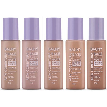 BAUNY BASE ALTA COBERTURA SOFT MATTE 30G