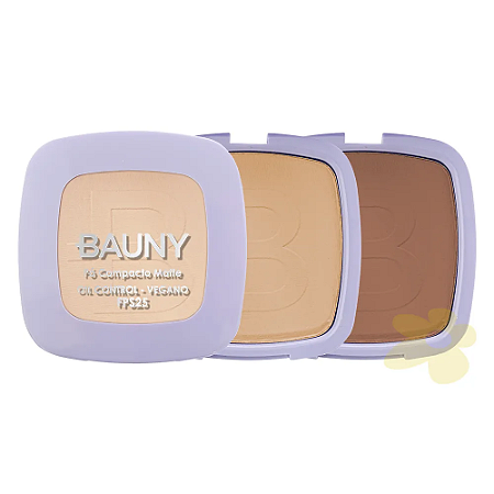 BAUNY PÓ COMPACTO MATTE FPS25 VEGANO 10G