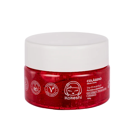 KOKESHI GELEIA FACIAL DE COLAGENO 100G