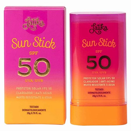 LATIKA PROTETOR SOLAR SUN STICK  FPS50 20g