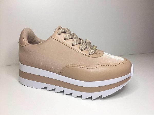 tenis flatform feminino