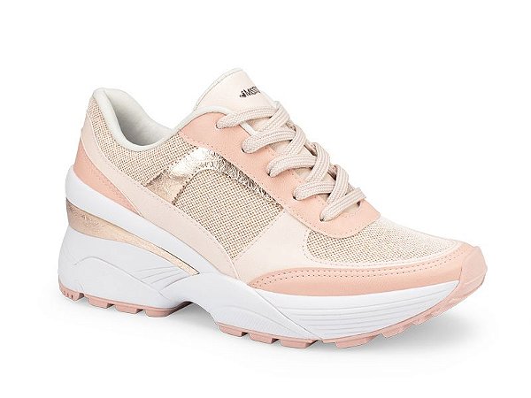 tenis casual feminino solado alto